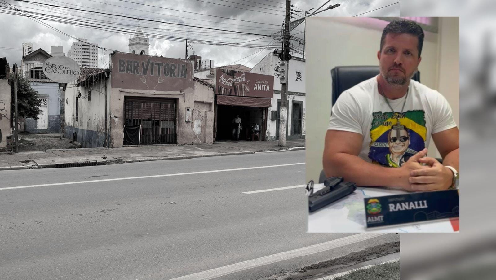 Vereador pede "fechamento" de bares no Beco do Candeeiro frequentado por usuários de drogas