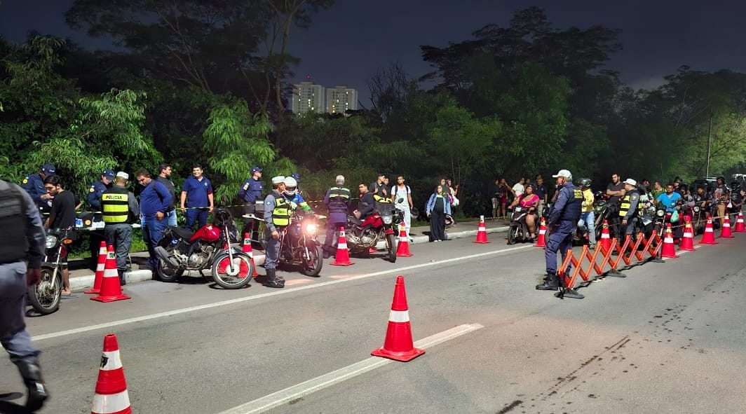 Blitz remove 41 motocicletas e prende um condutor por embriaguez em Várzea Grande