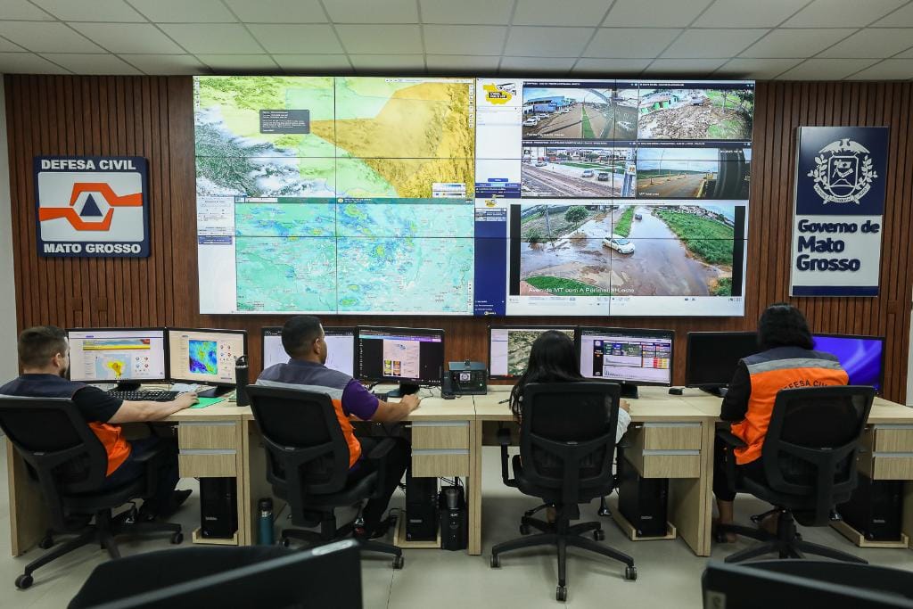 Todos os municípios de Mato Grosso têm alerta de perigo para chuvas intensas até domingo