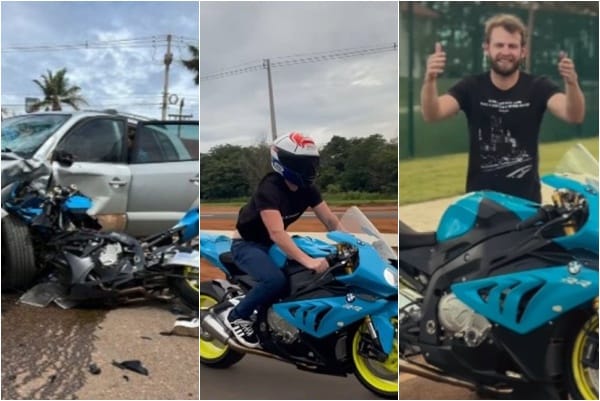 Moto esportiva que influencer de MT pilotava ao morrer em acidente estava sendo rifada