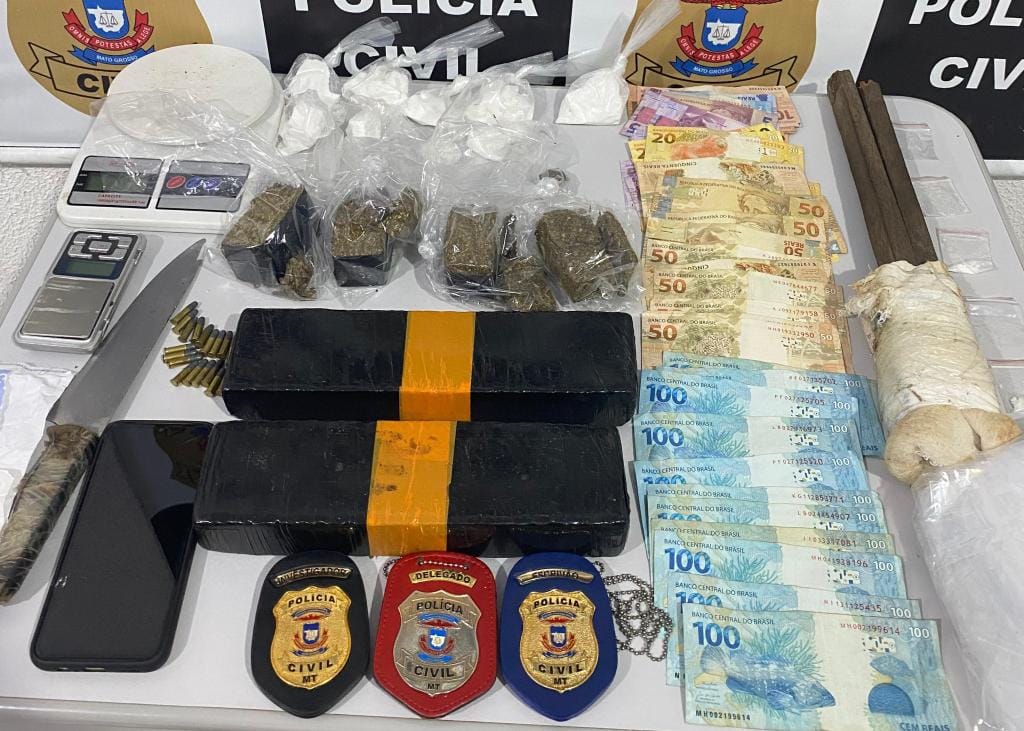 PC apreende drogas preparadas por facção para serem vendidas em festa de aniversário de cidade