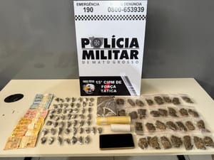 Força Tática prende casal e apreende 81 porções de maconha em Várzea Grande