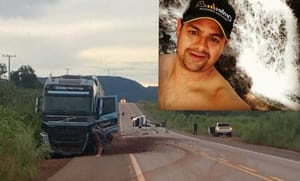 Empresário morre após bater Ford Ranger em carreta na rodovia MT-100