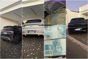 PF apreende Porsche e dinheiro em saco de lixo em operação contra venda de decisões judiciais; fotos