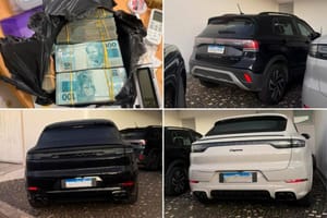 PF apreende Porsche e dinheiro em saco de lixo em operação contra venda de decisões judiciais; fotos